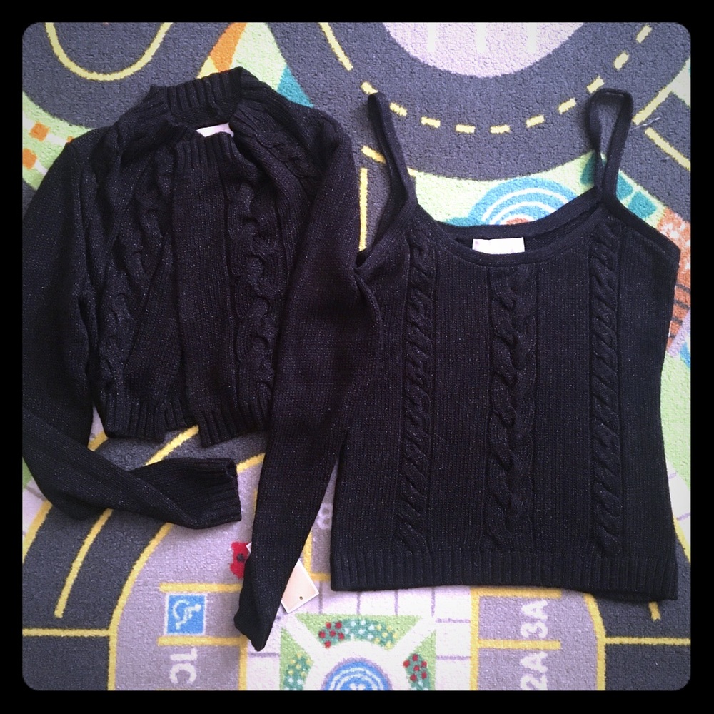 Michael Kors knit set cardigan top